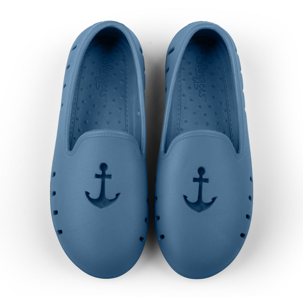 Boys loafer water shoe blue denim