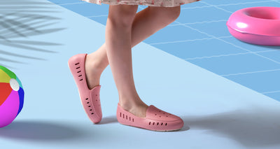 Cruise Loafer - Blush Pink Stars perforated / Waterproof