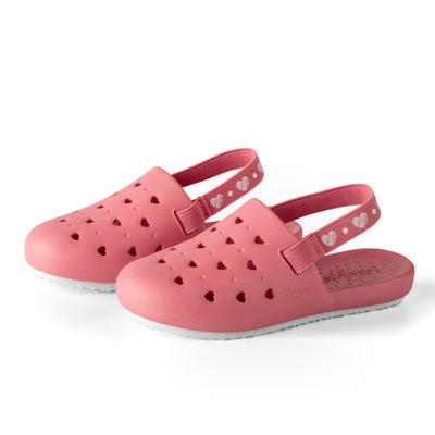 MAUVE HEARTS JUVENILE SLINGERS  <span style="font-size: 12px; font-weight: normal;"><br> Kids water shoe <br> *Runs true to size compared to EU sizing</span>
