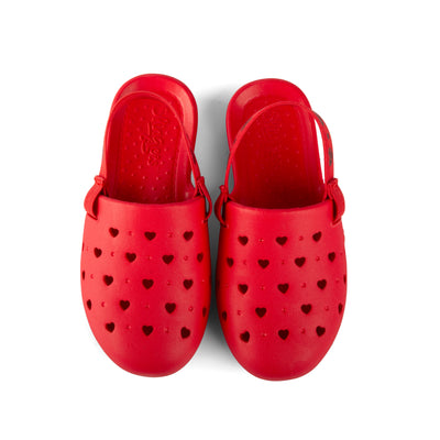 RED HEARTS JUVENILE SLINGERS <span style="font-size: 12px; font-weight: normal;"><br> Kids water shoe <br> *Runs true to size compared to EU sizing