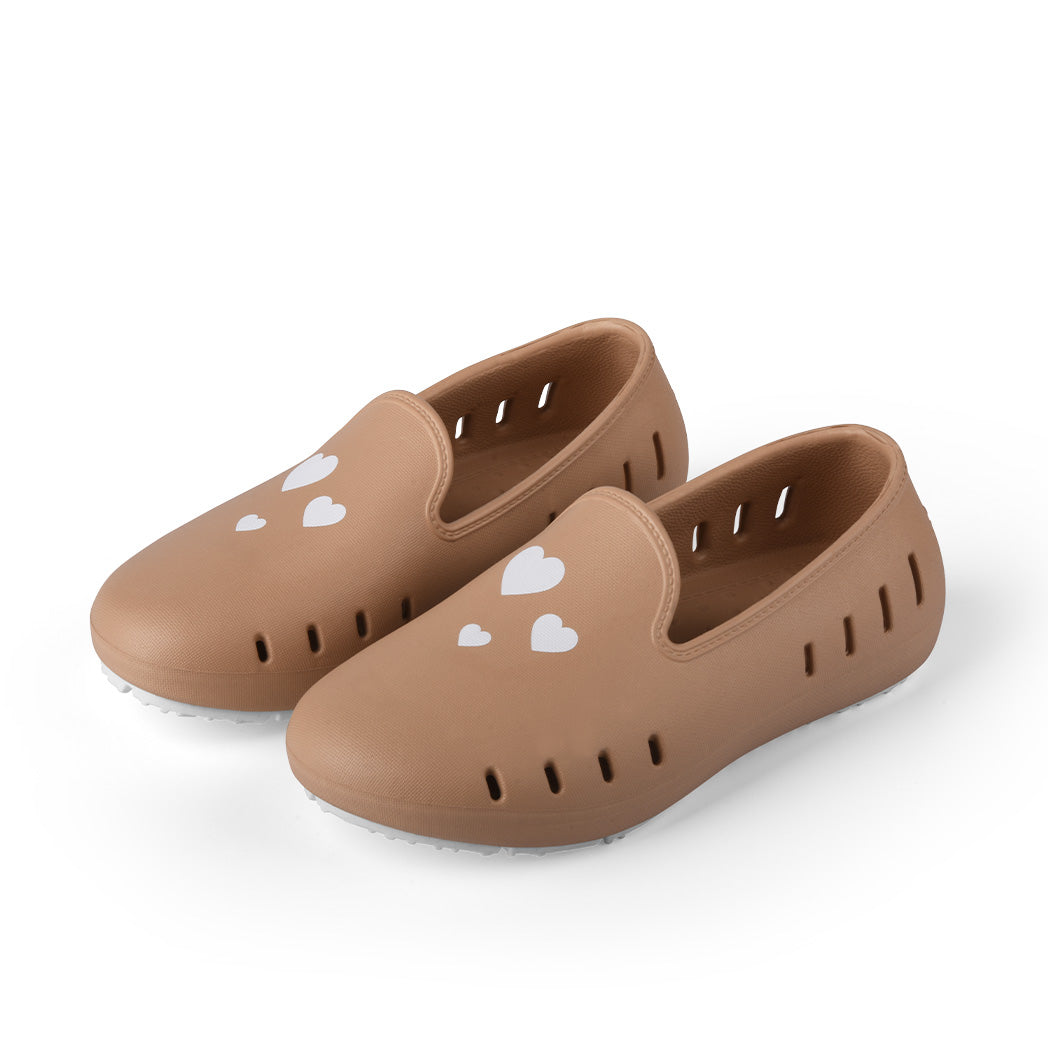 Sand color water shoes for girls loafer