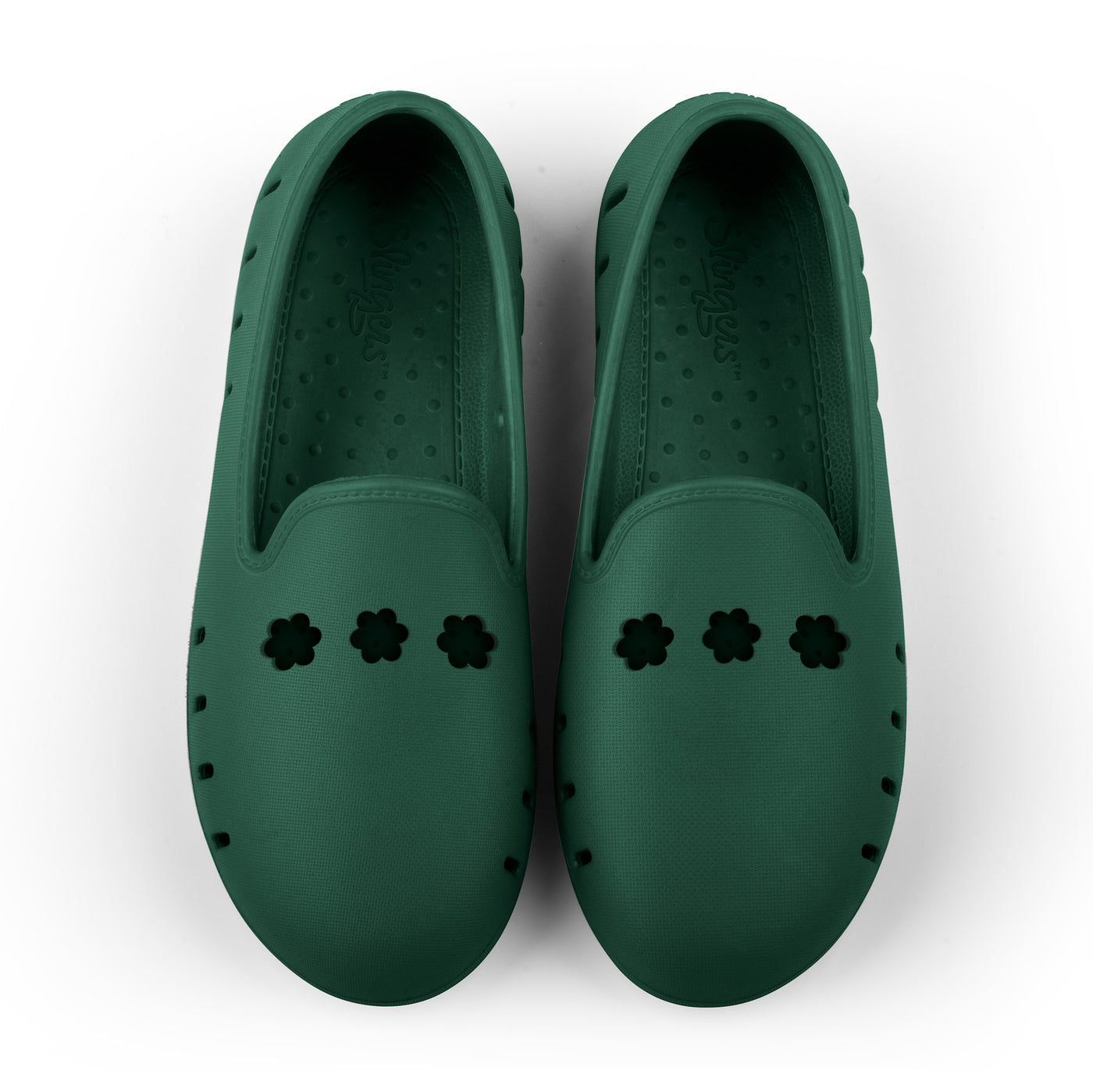 Slingers Cruise loafer kids - 3 daisy flower perforation