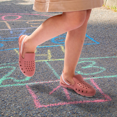 pretty pink water shoes | slingback sandals | foam shoes